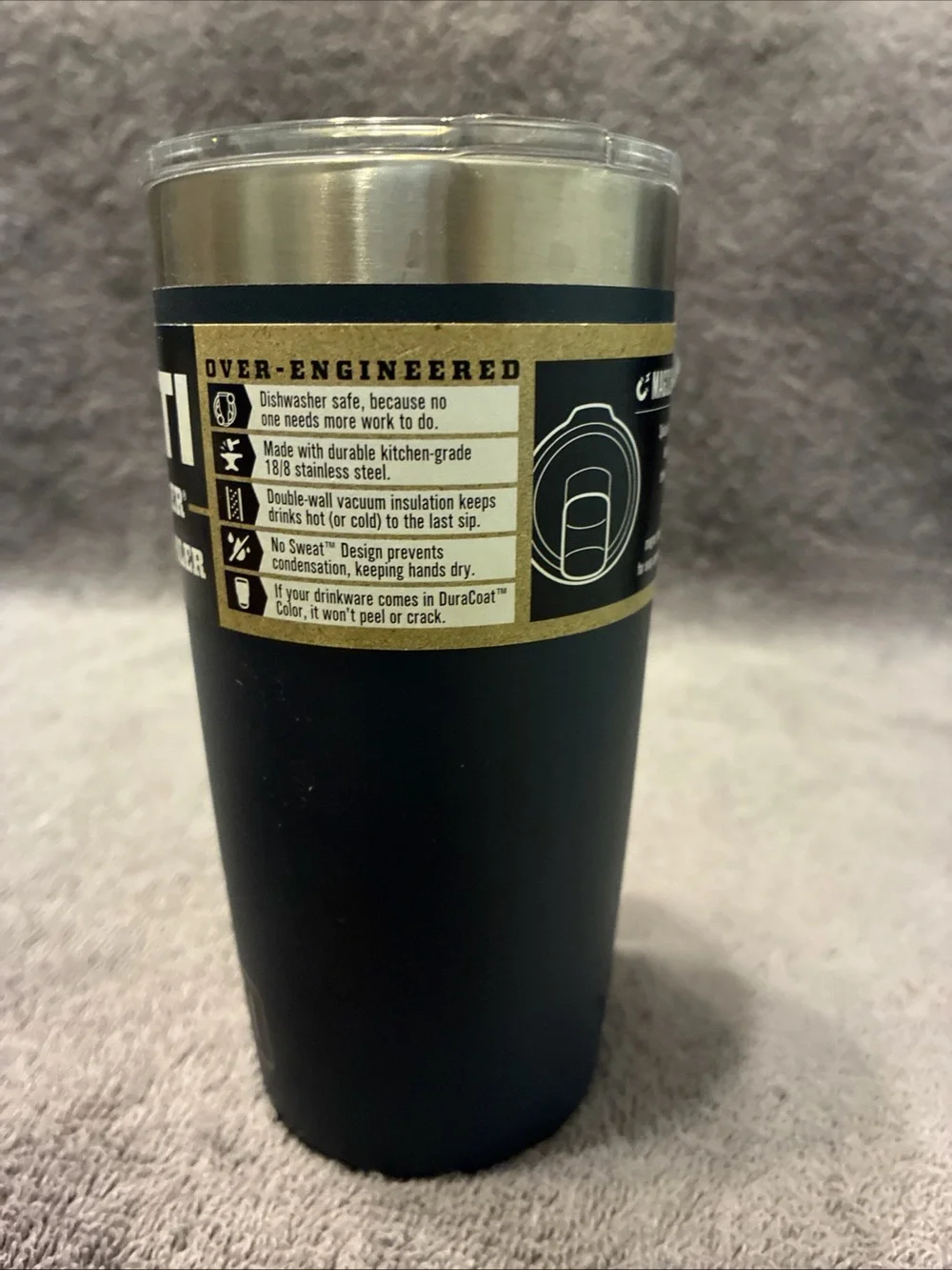 YETI - Rambler 10oz Tumbler - Dark Blue